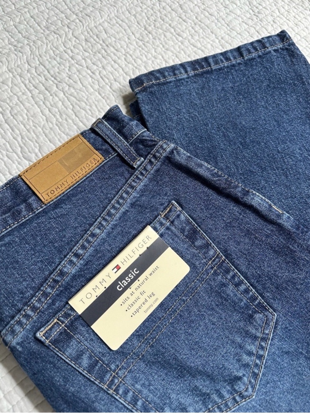 Y2K 2002 Tommy Hilfiger Classic Dark Blue Jeans